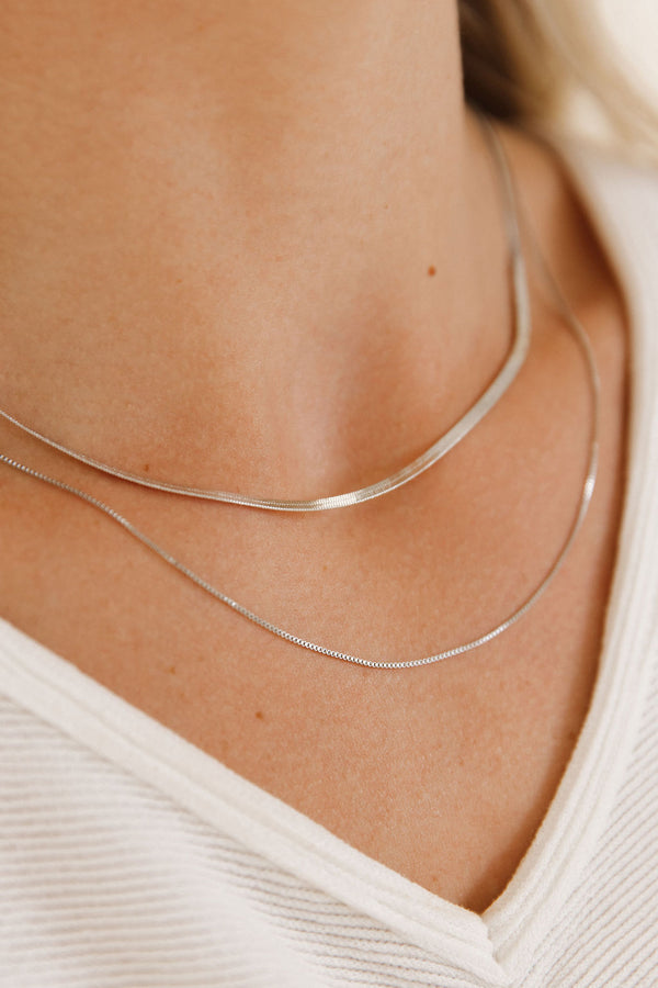 Nickie Layered Necklace-Sterling Silver