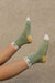 Calcetines Candice-Verde/Crema