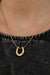 Horseshoe Necklace-Gold