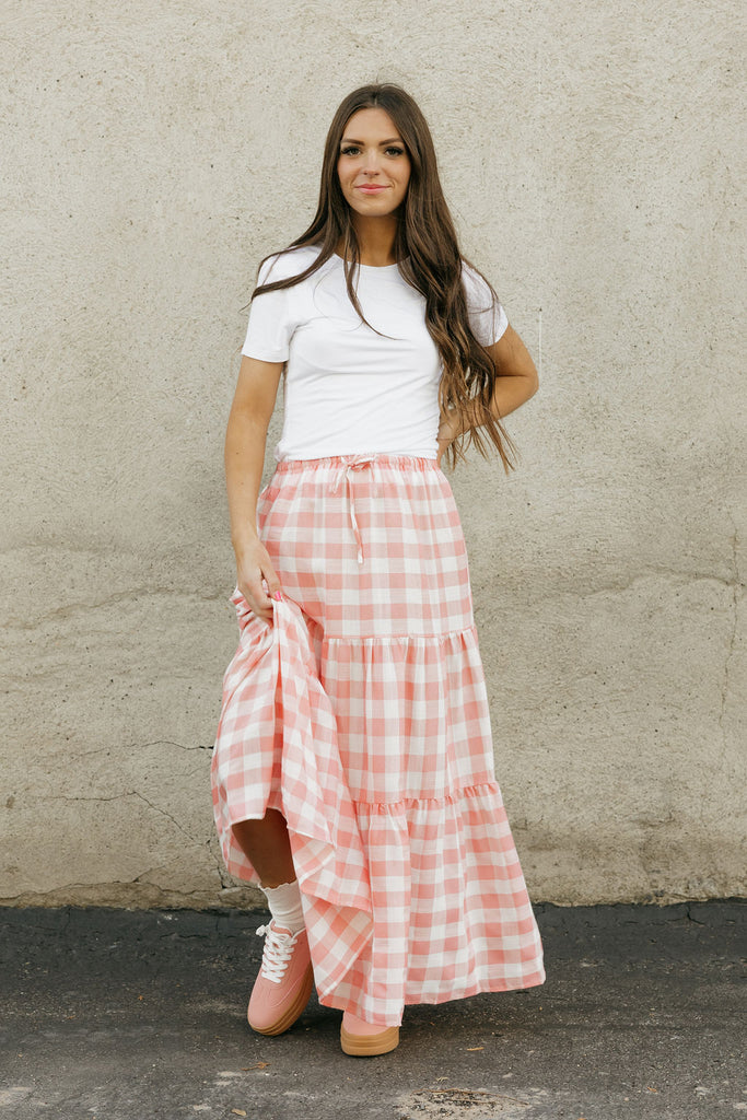 Strawberry Fields Skirt-Pink