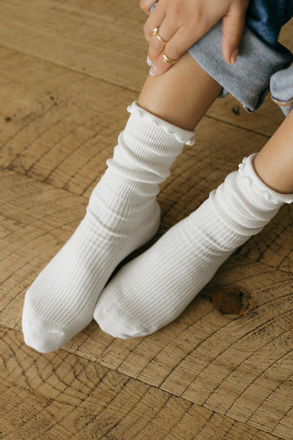 Frill Trim Socks