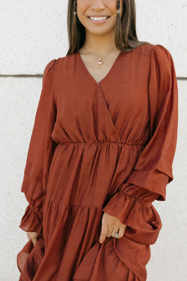 Shaylyn Dress-Terracotta