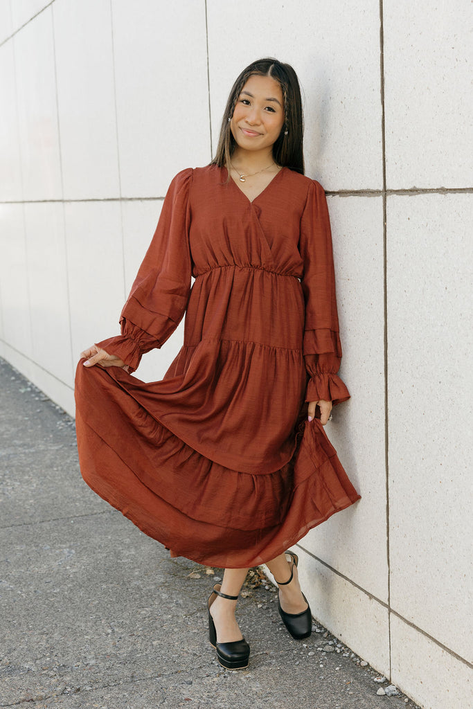 Shaylyn Dress-Terracotta