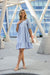 Downtown Memories Dress-Periwinkle