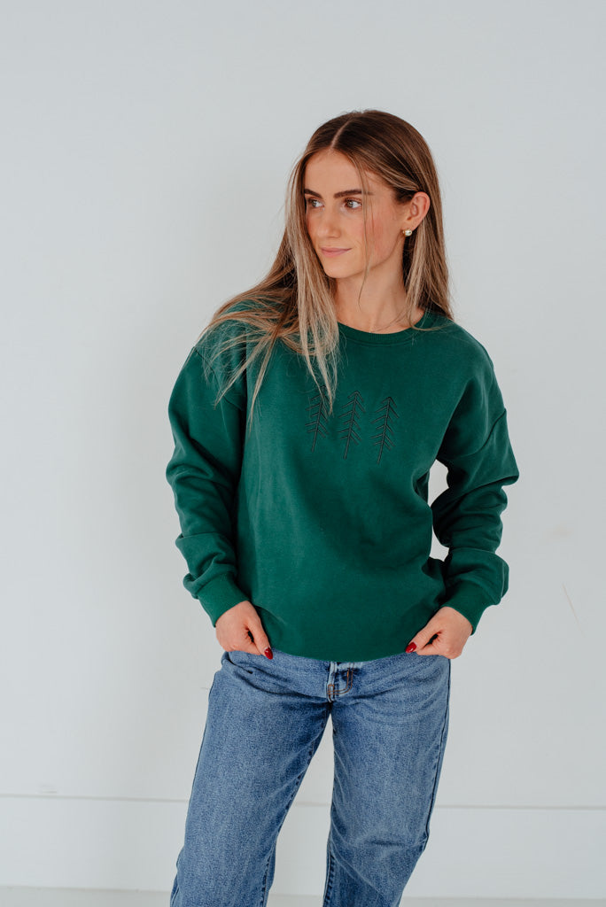 Evergreen Pullover-Green