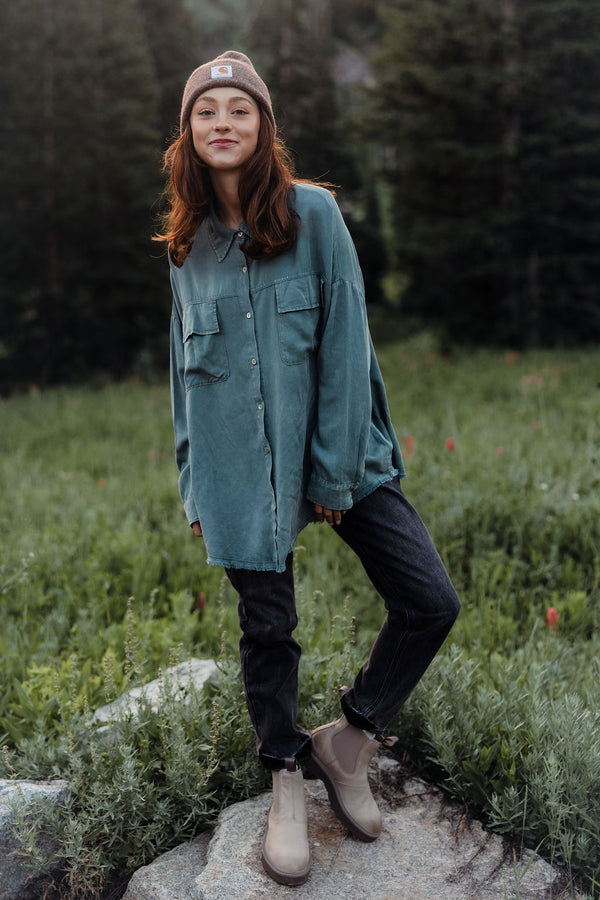 Emilee Shirt-Sage Green