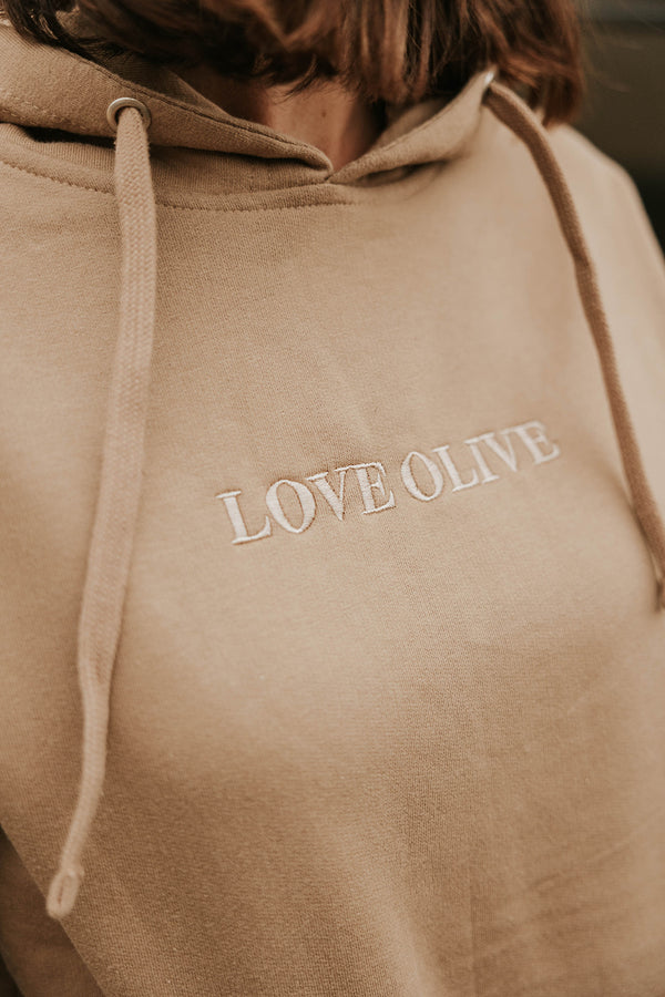 Love Olive Co Hoodie-Desert