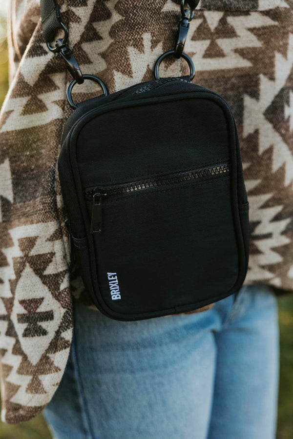 Brixley Crossbody Sling-Jet Black