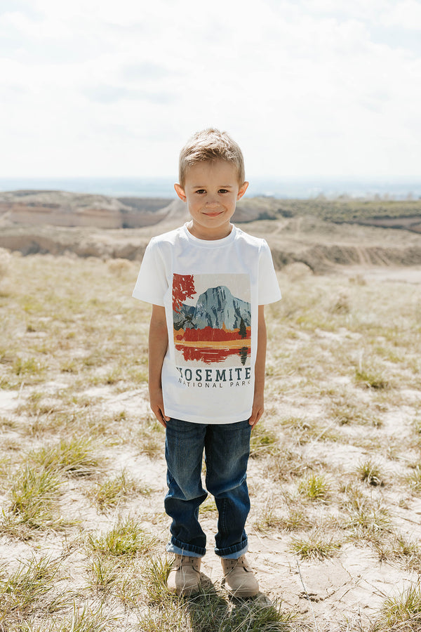 Kid's Yosemite Tee-White