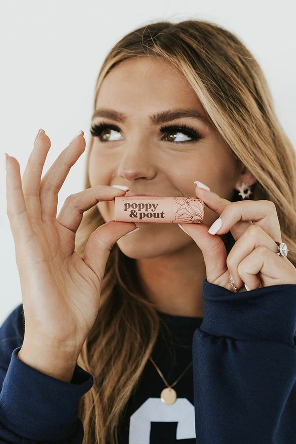 Poppy & Pout Lip Balm-Pink Grapefruit