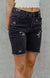 Acosta Bermuda Shorts-Washed Black