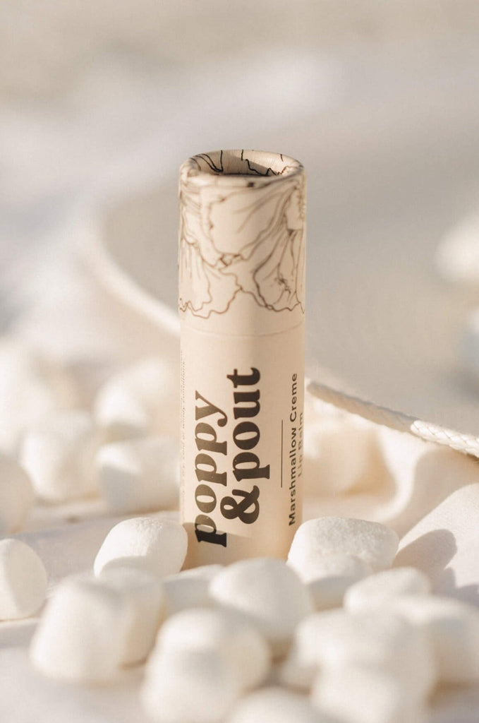 Poppy & Pout Lip Balm-Marshmallow