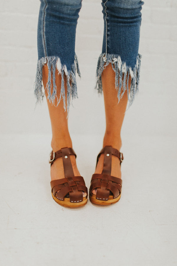 Restocked Emily Clog-Brown