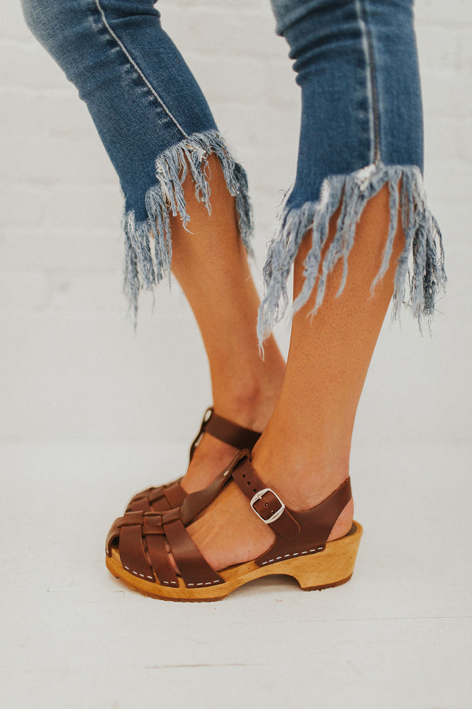 Restocked Emily Clog-Brown