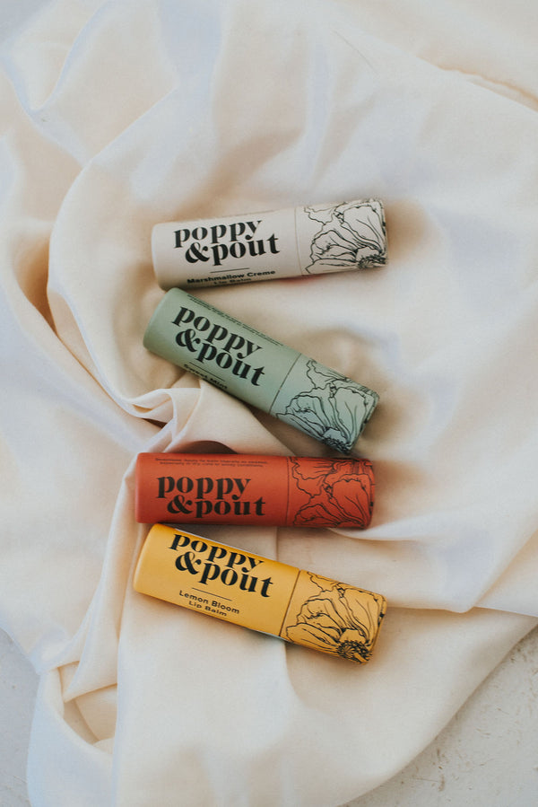 Poppy & Pout Lip Balm-Island Coconut